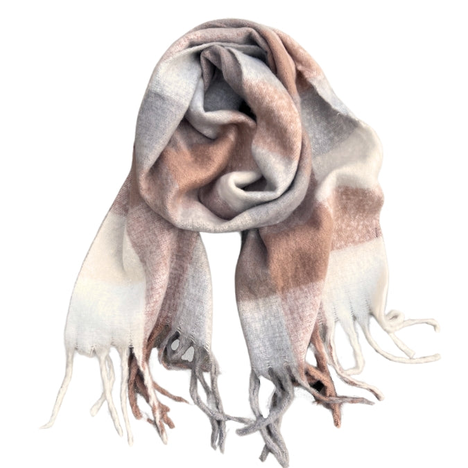 Winterschal - Wolle Beige