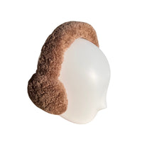 Ohrenwärmer Lammfell Teddy Camel