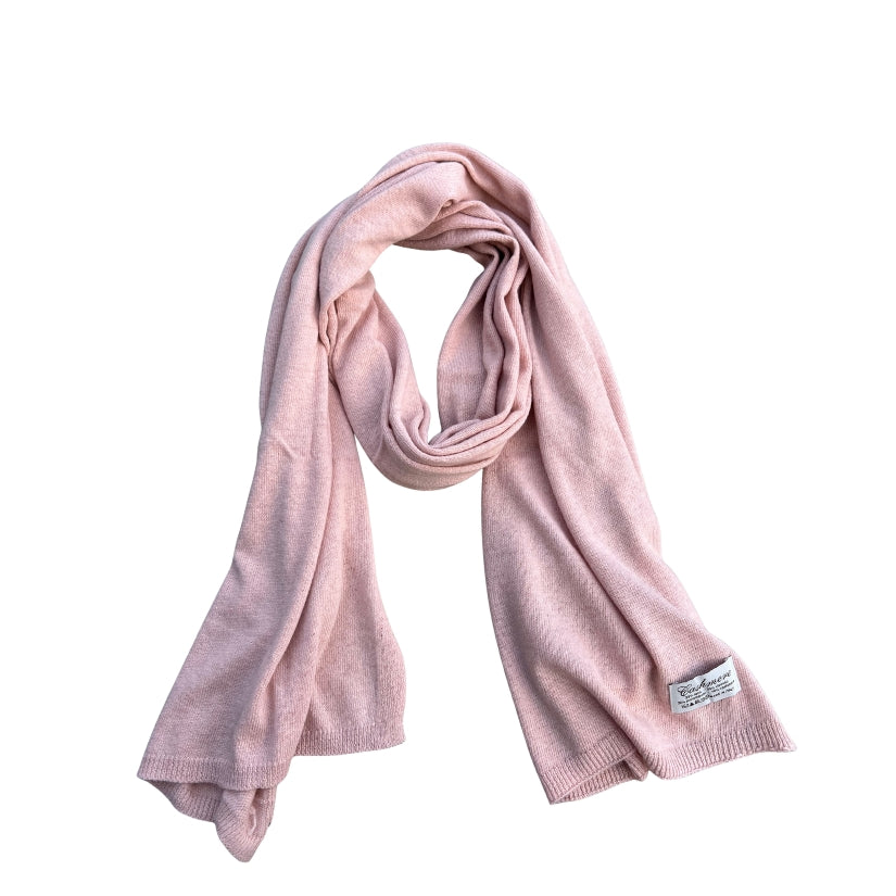 Winterschal - Uni Hellrosa