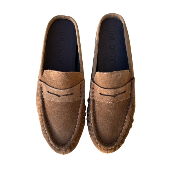 Inuovo - Mules Leder Braun