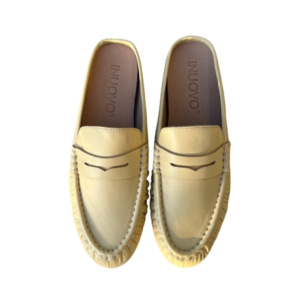 Inuovo - Mules Leder Butter