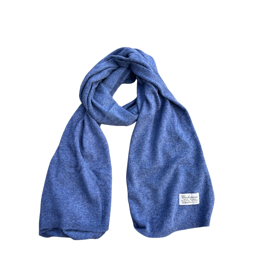 Winterschal - Cashmere Mix Blau