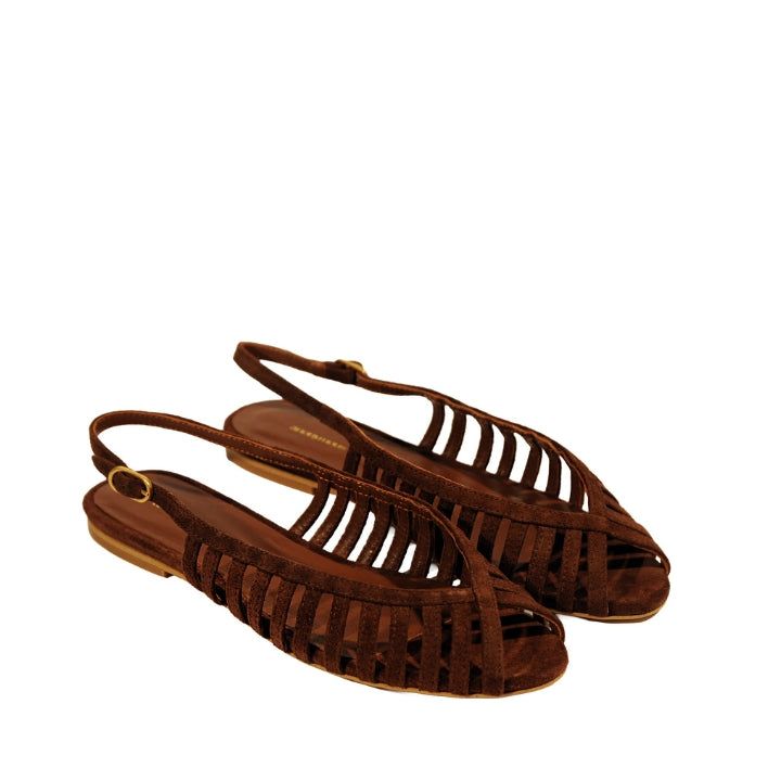 Anonymous Copenhagen Slingback Sandalen Braun