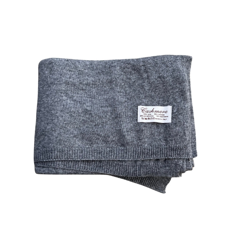 Winterschal - Cashmere Mix Grau