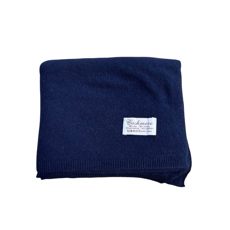 Winterschal - Cashmere Mix Navy