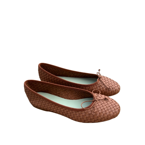 Prima Ballerina - Ballerina Leder Geflochten Braun