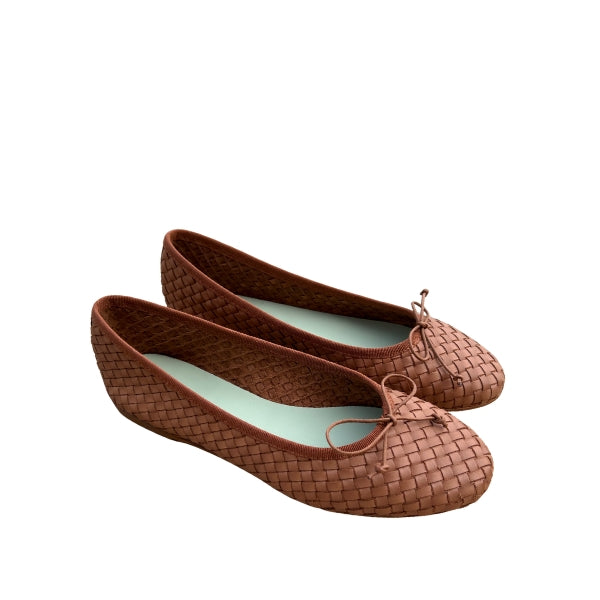 Prima Ballerina - Ballerina Leder Geflochten Braun
