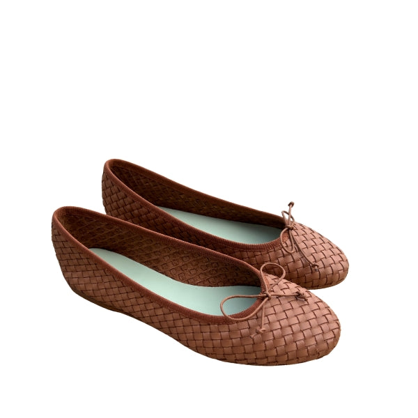 Prima Ballerina - Ballerina Leder Geflochten Braun
