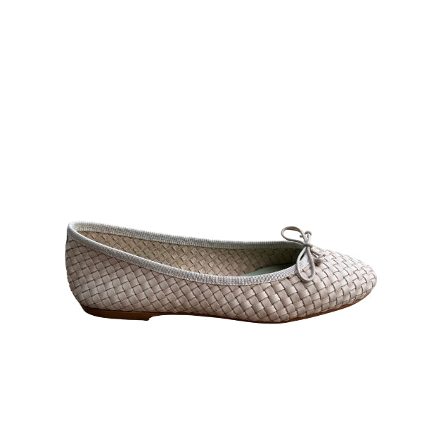 Prima Ballerina - Ballerina Leder Geflochten Beige
