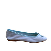Weiche Wildleder Ballerinas in Hellblau 2