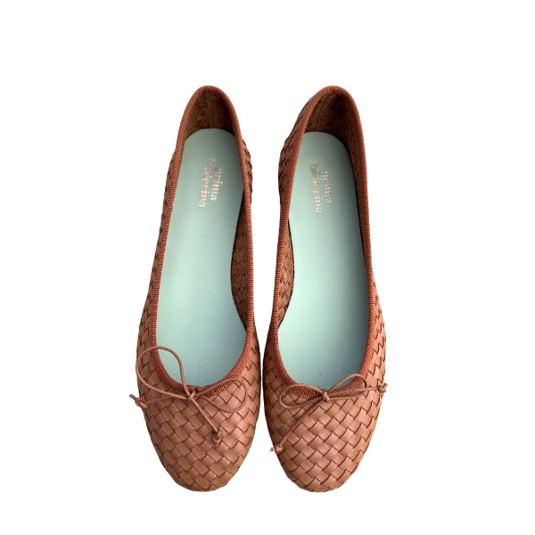 Prima Ballerina - Ballerina Leder Geflochten Braun