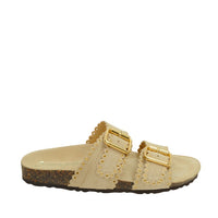 Semerdjian Sandalen Wildleder Beige in Birkenstock Style