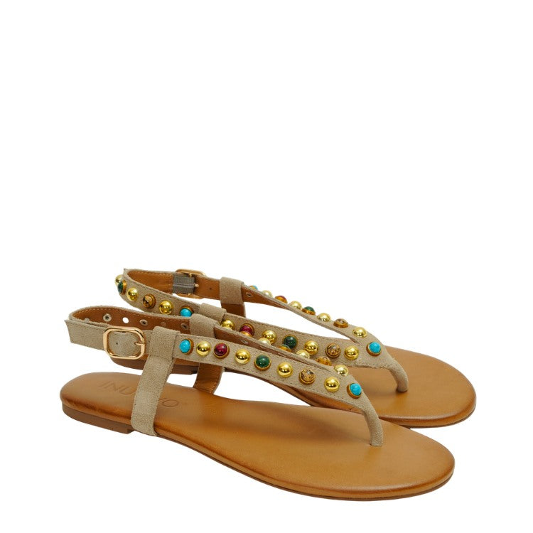 Inuovo - Zehentrenner Sandalen Mouton