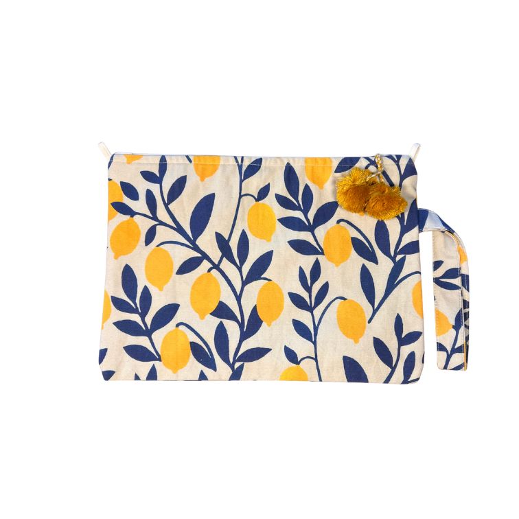 Pouch Make-up Bag Mediterranes Muster