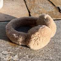 Ohrenwärmer Lammfell Teddy Beige 2