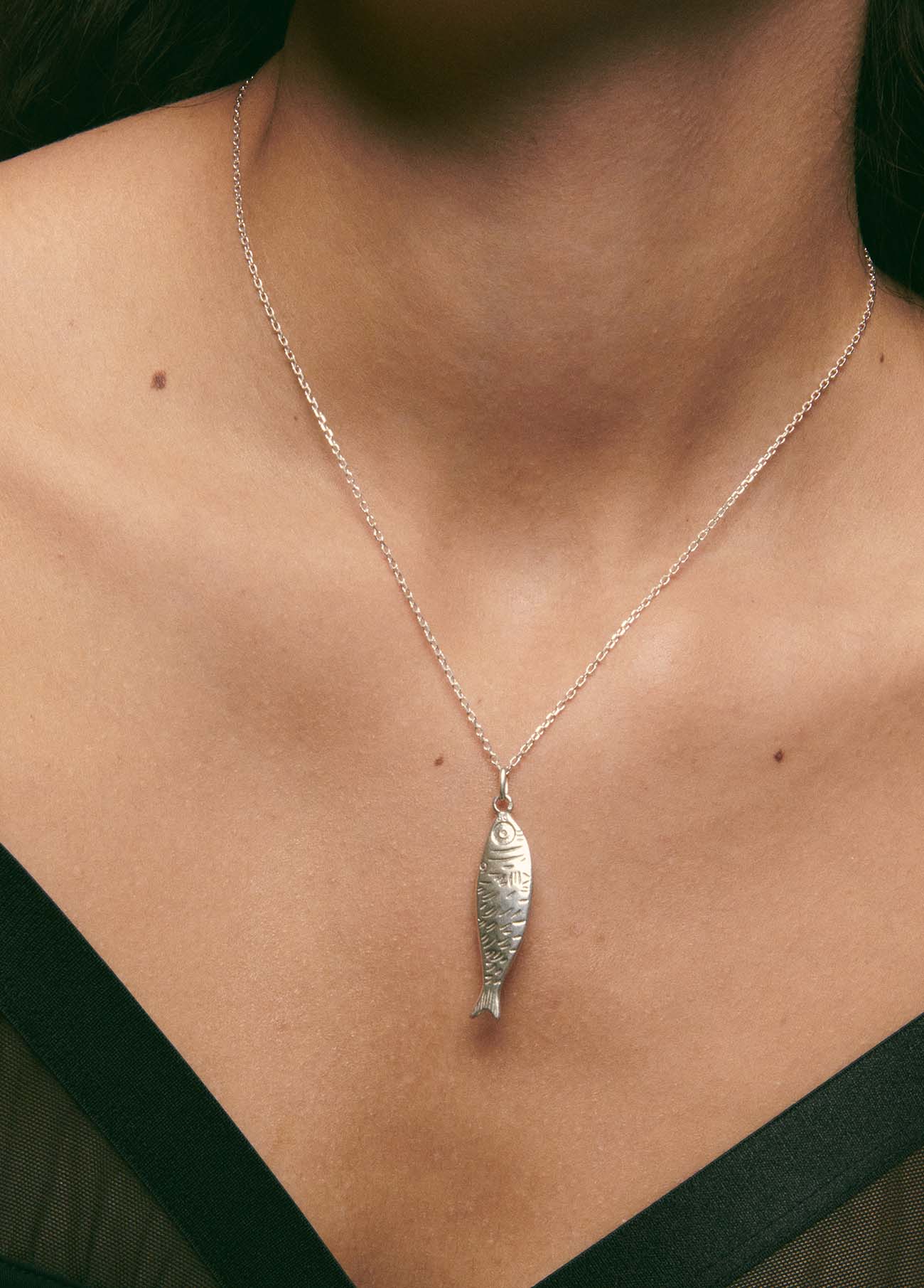 Halskette "Sardina" Silber