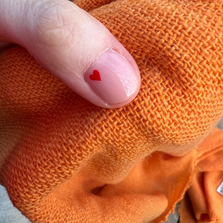 Winterschal - Uni Orange