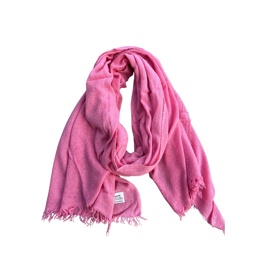 Winterschal - Uni Rosa