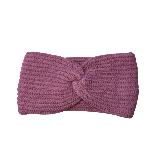 Stirnband Kaschmir Violett