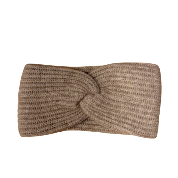 Stirnband Kaschmir Taupe