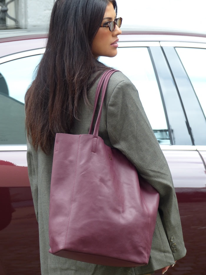 Kate - Tote Bag Nappa Bordeaux