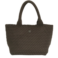 Shopper aus Neopren in Braun