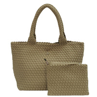 Shopper Tasche Neopren Olivegrün