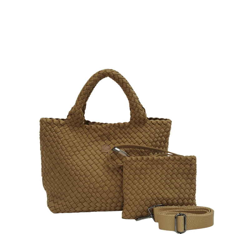 Twist Neoprene Bag Small Brown