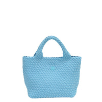 Mini Tote Bag Neopren Umhängetasche Hellblau