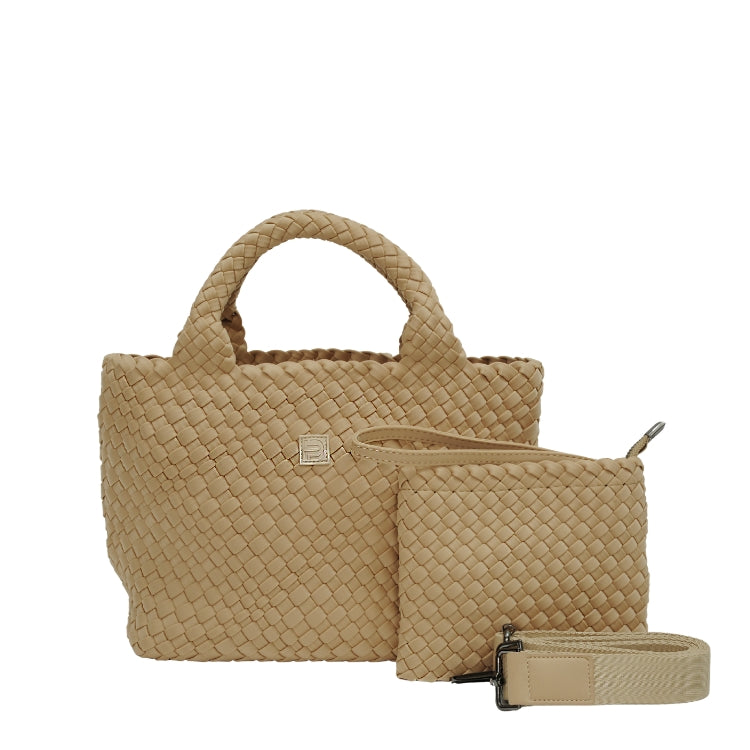 Twist Neoprene Bag Small Beige