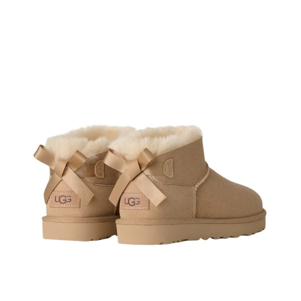 Ugg Ultra Mini Bailey Bow Sand