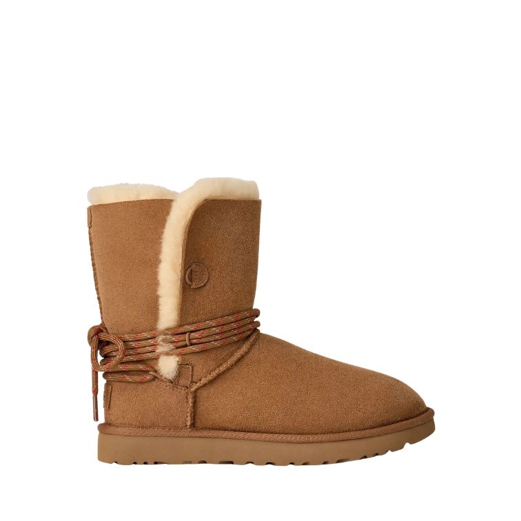 UGG Classic Bailey Tie Boot Damen in Chestnut – Lammfell Winterstiefel