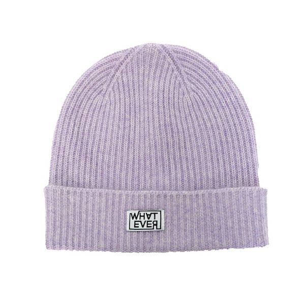 What Ever Merino Kaschmir Mütze Lila