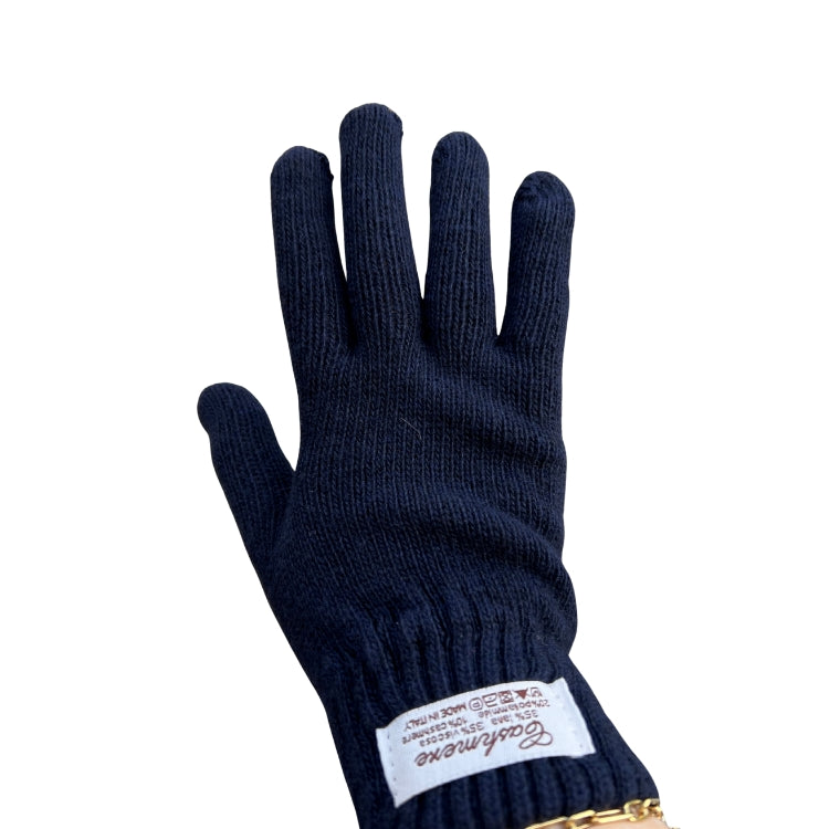 Handschuhe - Cashmere Mix Navy