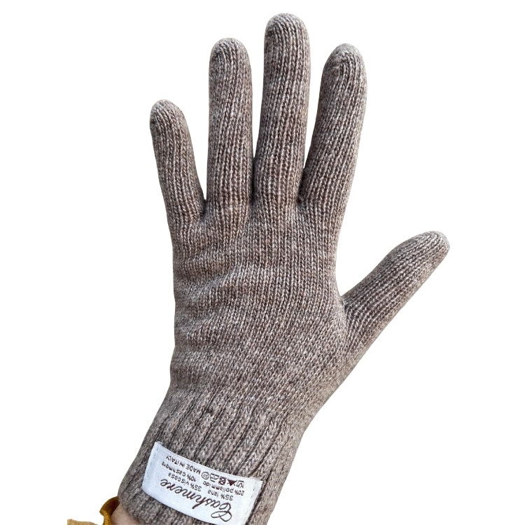 Handschuhe - Cashmere Mix Braun
