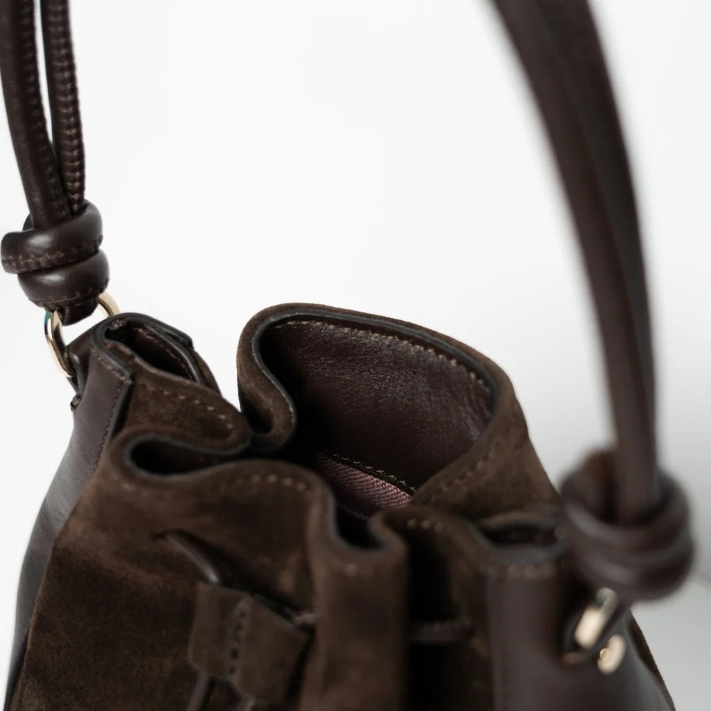 Ann Kurz - Mini Saku Suede Mocha