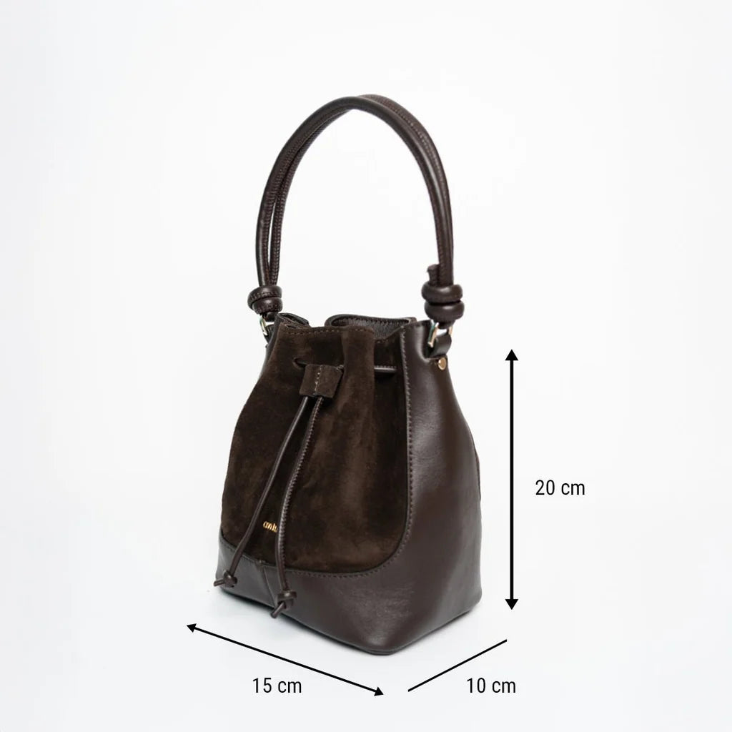 Ann Kurz - Mini Saku Suede Mocha