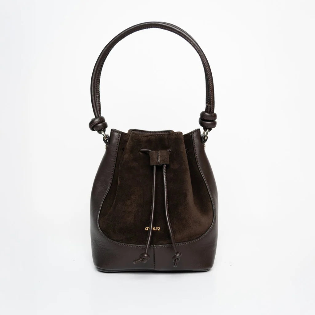 Ann Kurz - Mini Saku Suede Mocha