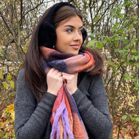 Lammfell Ohrenwärmer Schwarz 2